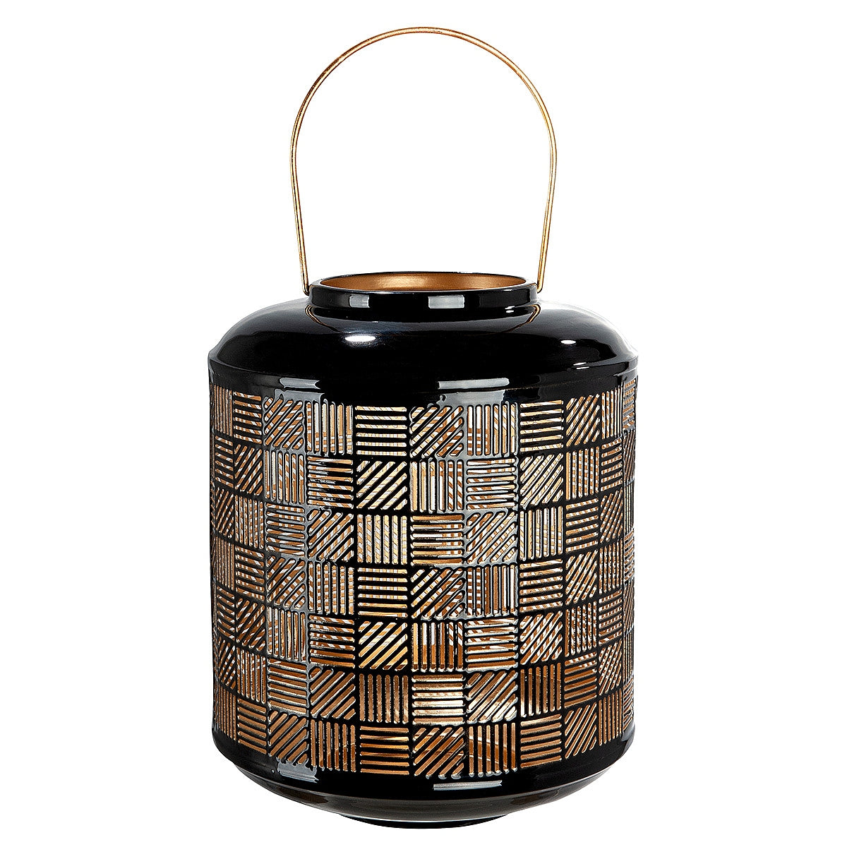 Φανάρι ArteLibre Μαύρο Μέταλλο 28cm - Hippiehome.gr