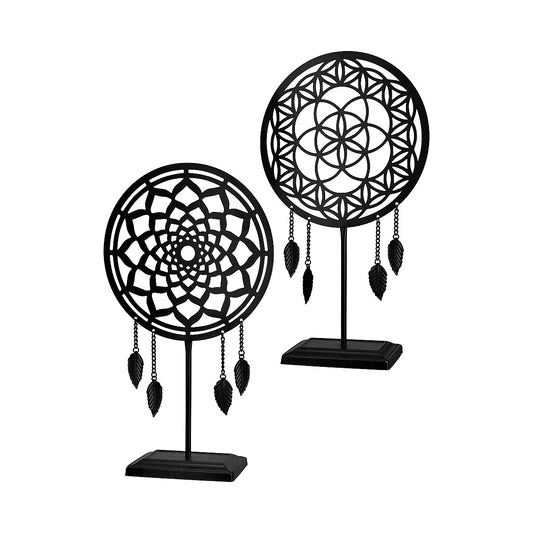 Διακοσμητικό ArteLibre Μάτι Μαύρο Μέταλλο 10x25x44cm Σε 2 Σχέδια - Hippiehome.gr