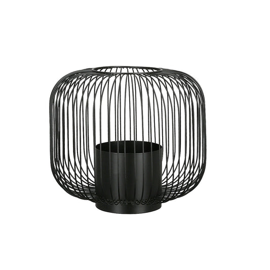 Φανάρι ArteLibre Μαύρο Μέταλλο 24cm - Hippiehome.gr