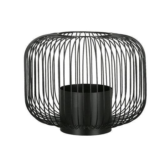 Φανάρι ArteLibre Μαύρο Μέταλλο 26.5cm - Hippiehome.gr