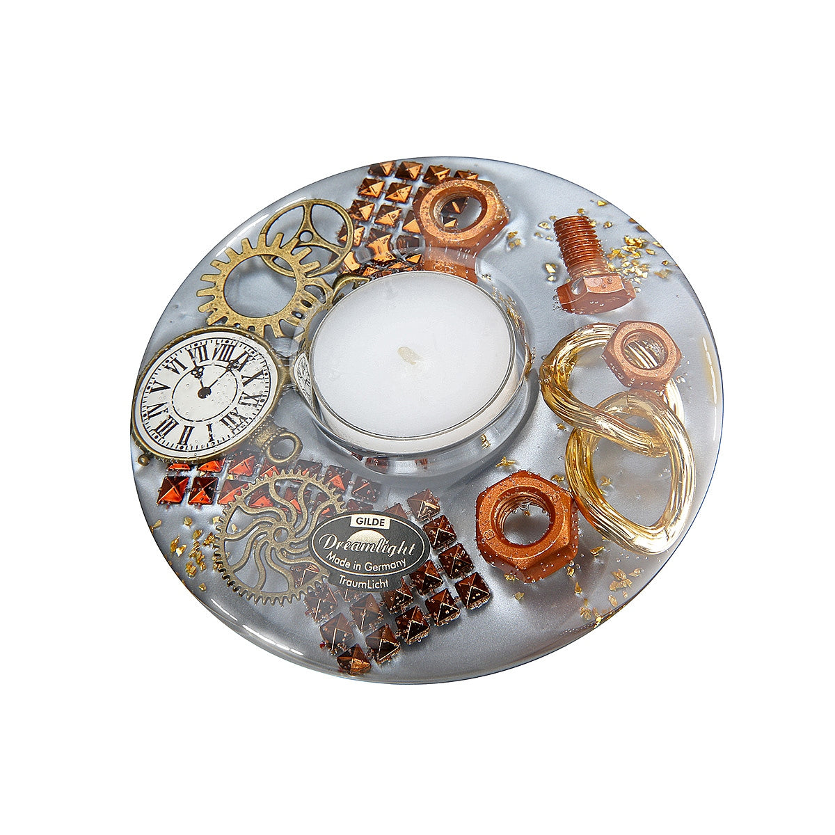 Θήκη Ρεσώ ArteLibre Steampunk Πολύχρωμο Γυαλί 5cm - Hippiehome.gr