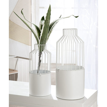 Κασπώ ArteLibre Λευκό Μέταλλο 35cm - Hippiehome.gr