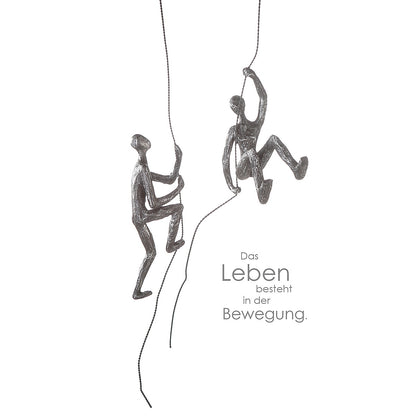 Διακοσμητικό ArteLibre Φιγούρα Ορειβάτης Ανθρακί Polyresin 7x10x54cm Σε 2 Σχέδια - Hippiehome.gr