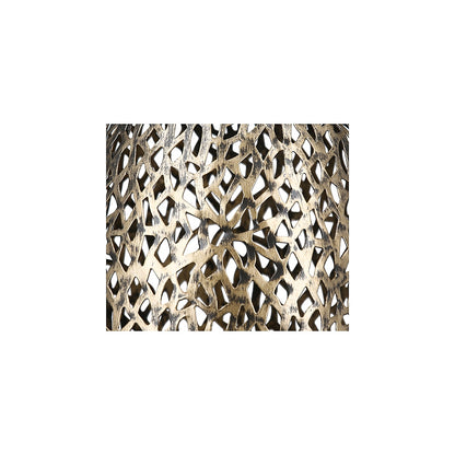 Φανάρι ArteLibre Με Διακόσμηση Λουλούδια Αντικέ Χρυσό Μέταλλο 11cm - Hippiehome.gr