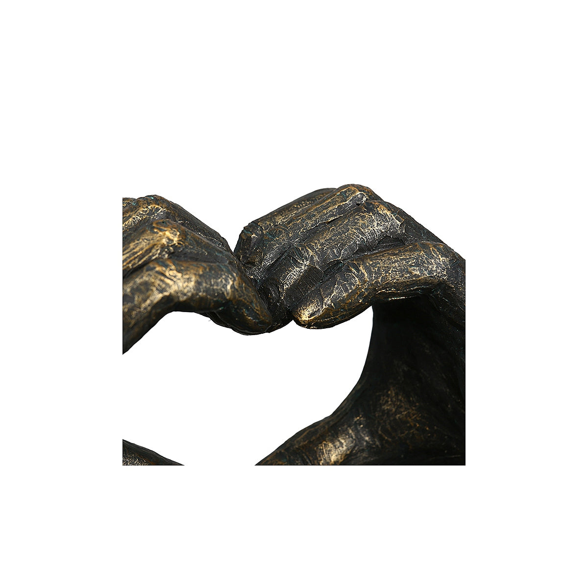 Διακοσμητικό ArteLibre Χέρια Σχηματίζουν Καρδιά Ασημί Κεραμικό 10x45x15cm - Hippiehome.gr