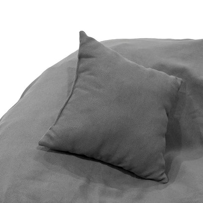 Πουφ Puko pakoworld υφασμάτινο ανθρακί Φ95 - Hippiehome.gr