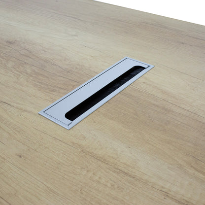 Γραφείο εργασίας αναστρέψιμο επαγγελματικό Amazon pakoworld σε φυσική απόχρωση 200x170x75εκ - Hippiehome.gr