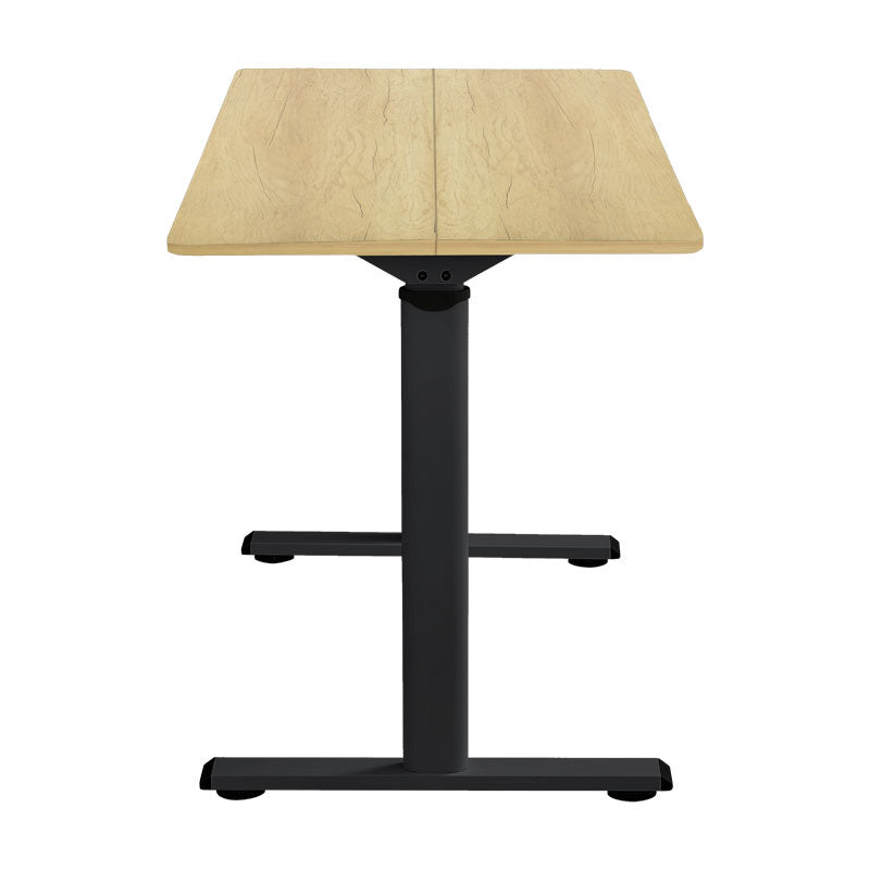 Γραφείο εργασίας με ρυθμιζόμενο ύψος Karla pakoworld sonoma-μαύρο 120x60x72/115εκ - Hippiehome.gr