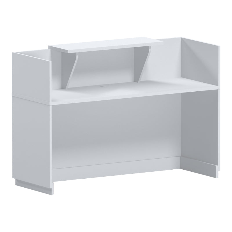 Γραφείο reception Lotus pakoworld σε λευκή απόχρωση 180x70x110εκ - Hippiehome.gr