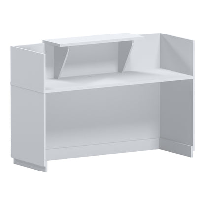 Γραφείο reception Lotus pakoworld σε λευκή απόχρωση 180x70x110εκ - Hippiehome.gr