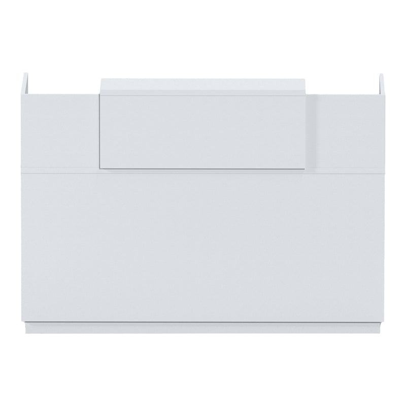 Γραφείο reception Lotus pakoworld σε λευκή απόχρωση 180x70x110εκ - Hippiehome.gr