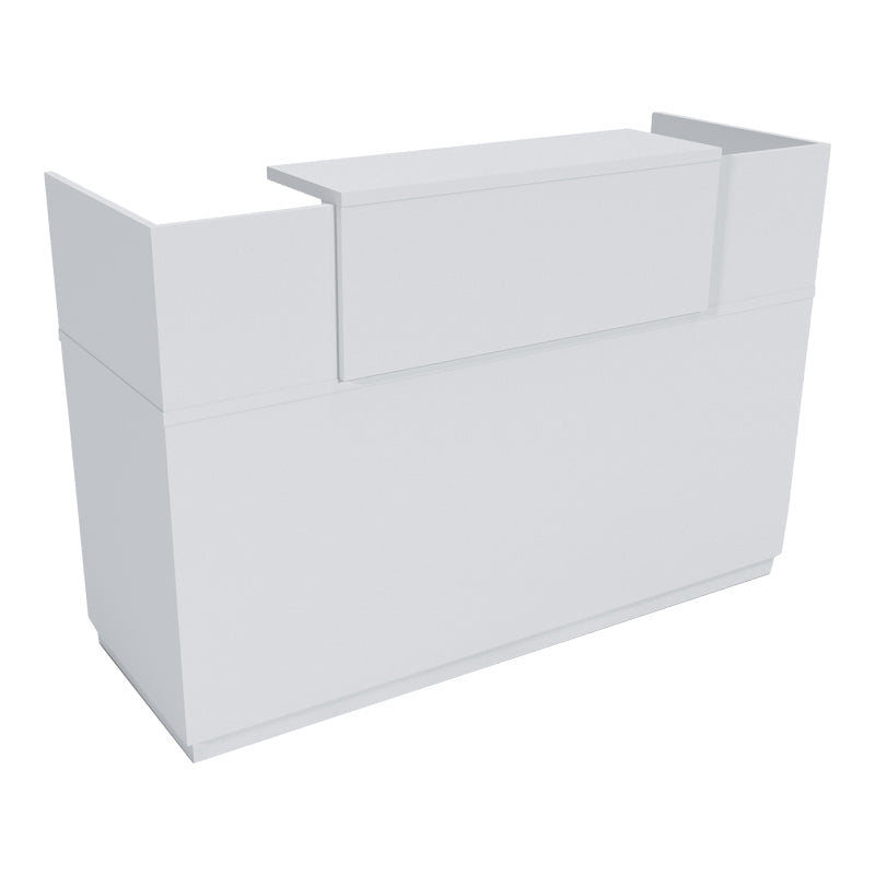 Γραφείο reception Lotus pakoworld σε λευκή απόχρωση 180x70x110εκ - Hippiehome.gr