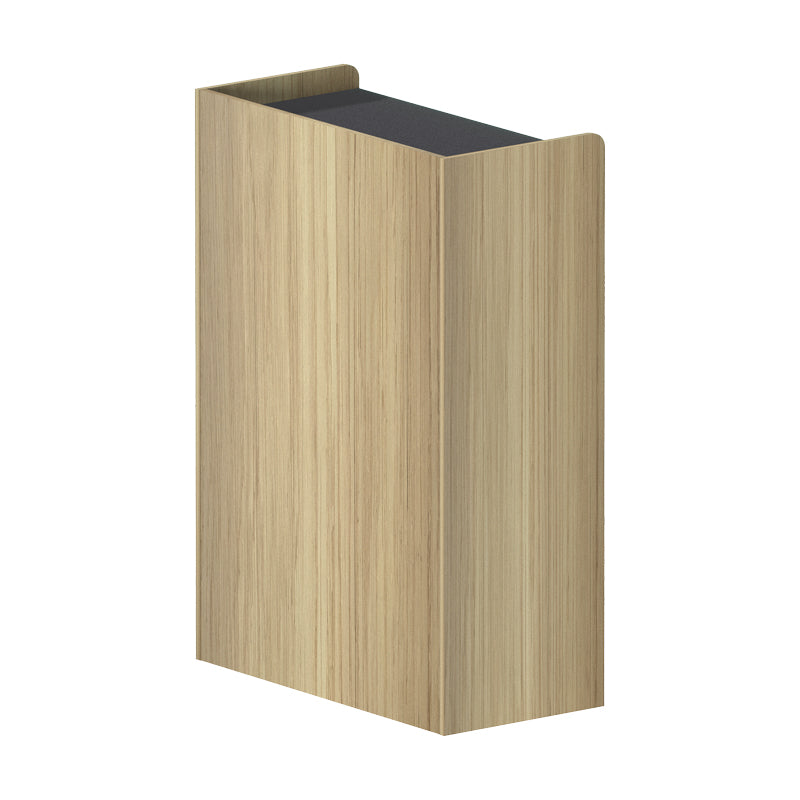 Ντουλάπι γραφείου χαμηλό Lotus pakoworld σε φυσική-ανθρακί απόχρωση 80x40x120εκ - Hippiehome.gr