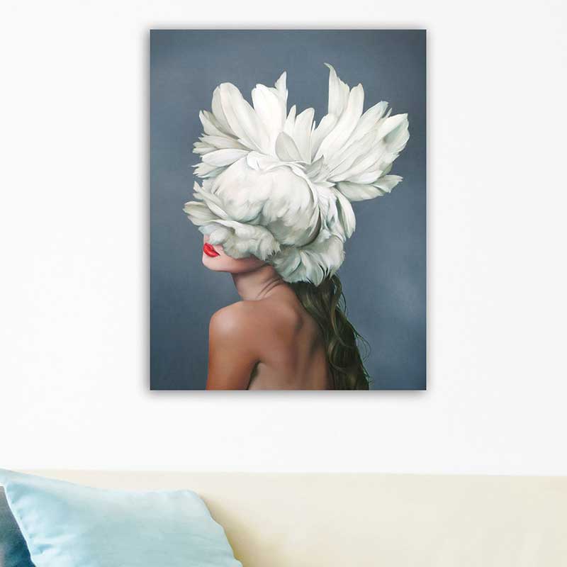 Πίνακας σε καμβά PWF-0373 pakoworld με ψηφιακή εκτύπωση 50x3x70εκ - Hippiehome.gr