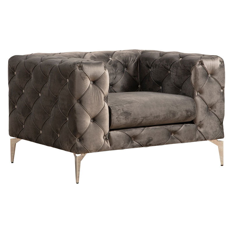 Πολυθρόνα PWF-0579 pakoworld ύφασμα ανθρακί 108x90x70εκ - Hippiehome.gr