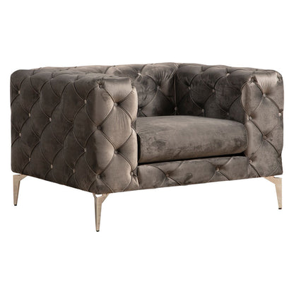 Πολυθρόνα PWF-0579 pakoworld ύφασμα ανθρακί 108x90x70εκ - Hippiehome.gr