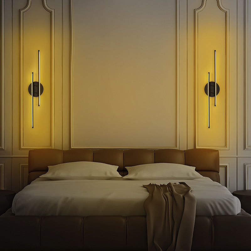 Φωτιστικό τοίχου-απλίκα Expedition pakoworld LED 16W μαύρο 17x5x86εκ - Hippiehome.gr