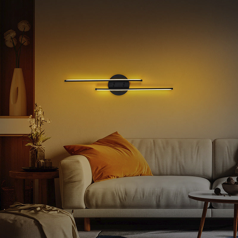 Φωτιστικό τοίχου-απλίκα Expedition pakoworld LED 16W μαύρο 17x5x86εκ - Hippiehome.gr