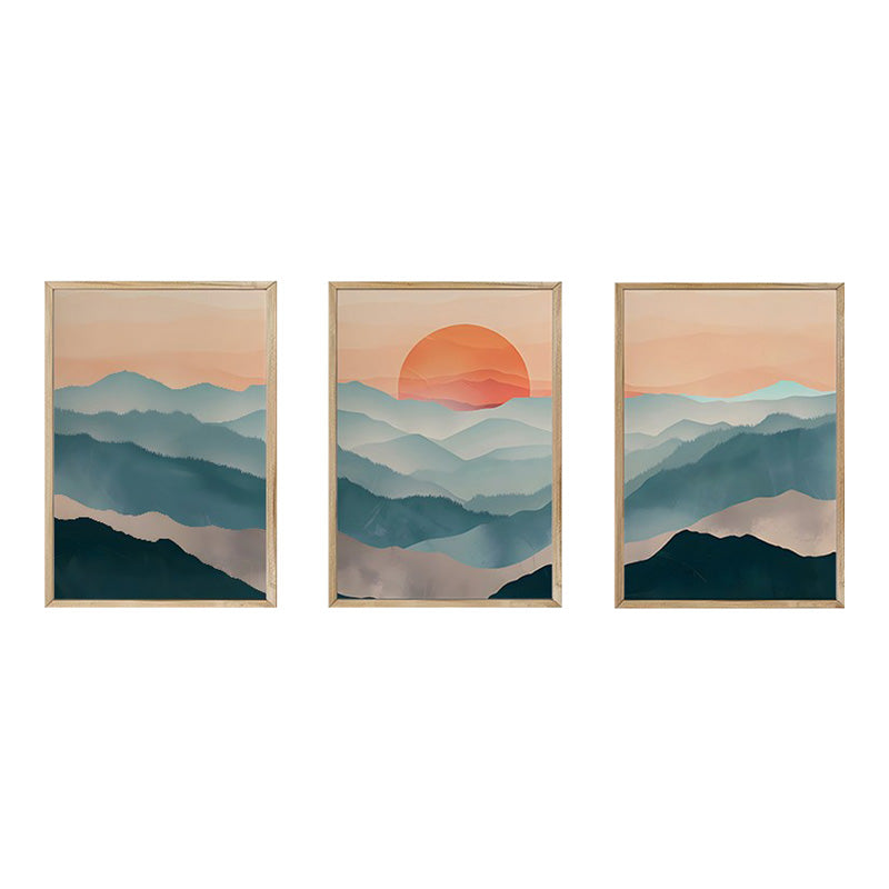 Πίνακας σε καμβά Poerto pakoworld τρίπτυχος με ψηφιακή εκτύπωση 33x2x48εκ - Hippiehome.gr