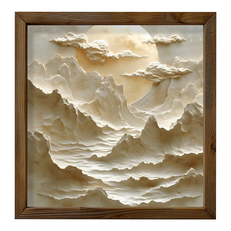 Πίνακας σε καμβά Jedia pakoworld με ψηφιακή εκτύπωση 50x3.5x50εκ - Hippiehome.gr