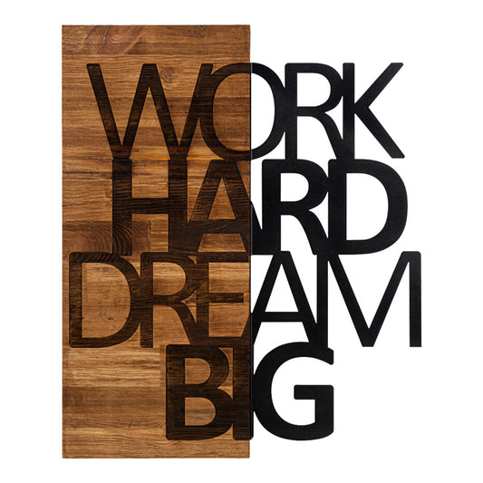 Διακοσμητικό τοίχου Deseze pakoworld ξύλο πεύκου σε φυσική απόχρωση με μαύρο μέταλλο 48x3x58εκ - Hippiehome.gr