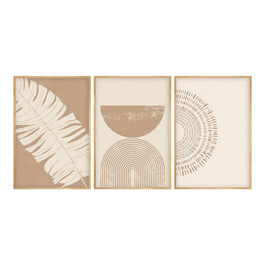 Πίνακας σε καμβά Terpen I pakoworld τρίπτυχος με ψηφιακή εκτύπωση 50x2x70εκ - Hippiehome.gr