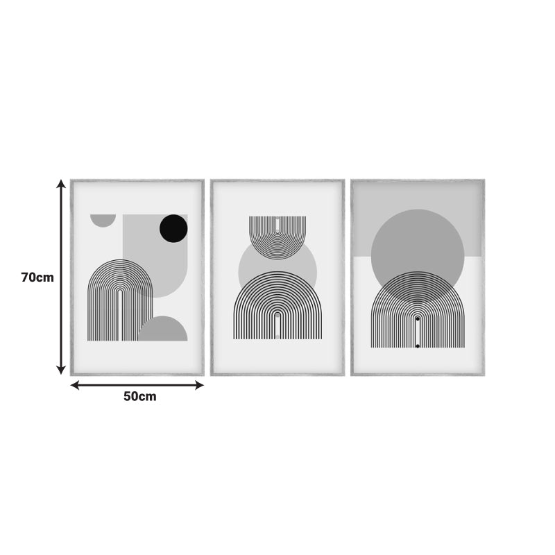 Πίνακας σε καμβά Jefton pakoworld τρίπτυχος με ψηφιακή εκτύπωση 50x2x70εκ - Hippiehome.gr