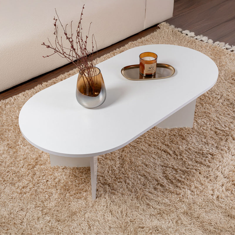 Τραπέζι σαλονιού Tabletod pakoworld σε λευκή απόχρωση 119x60x40εκ - Hippiehome.gr