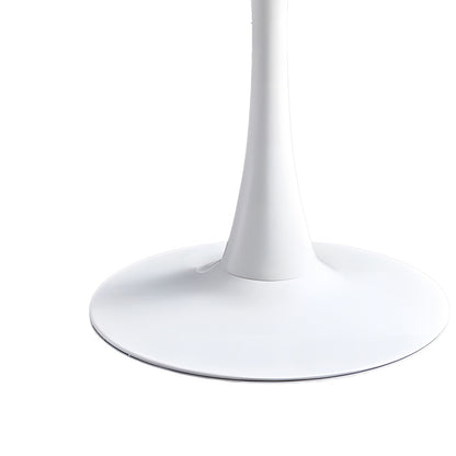 Τραπέζι Elijah pakoworld λευκό Φ60x74cm - Hippiehome.gr