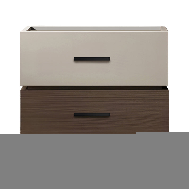 Κομοδίνο Sonlen pakoworld mdf σε καρυδί-μπεζ απόχρωση 60x40x44.5εκ - Hippiehome.gr