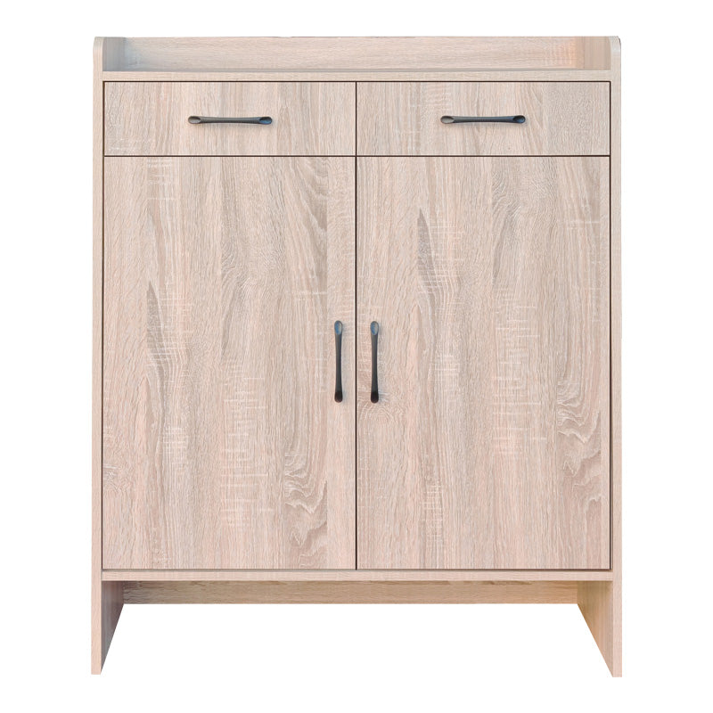 Παπουτσοθήκη Gazen pakoworld 12 ζεύγων με συρτάρια σε φυσική απόχρωση 80x33x100εκ - Hippiehome.gr