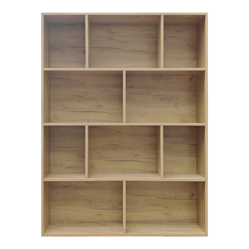 Βιβλιοθήκη Evergin pakoworld mdf σε oak απόχρωση 100x30x135εκ - Hippiehome.gr