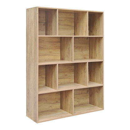 Βιβλιοθήκη Evergin pakoworld mdf σε oak απόχρωση 100x30x135εκ - Hippiehome.gr