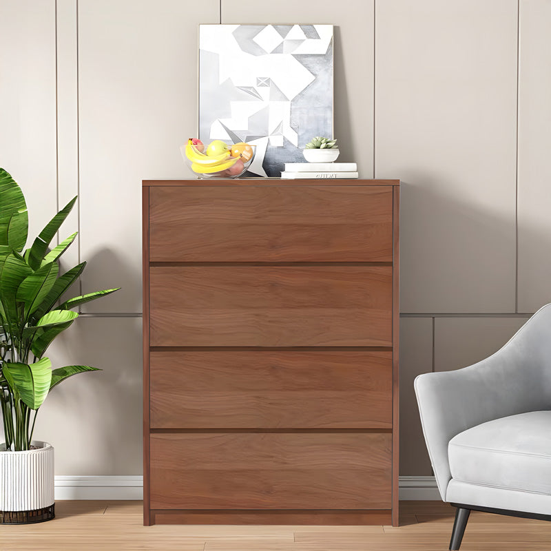 Συρταριέρα Kuanger pakoworld mdf σε καρυδί απόχρωση 80x40x80εκ - Hippiehome.gr