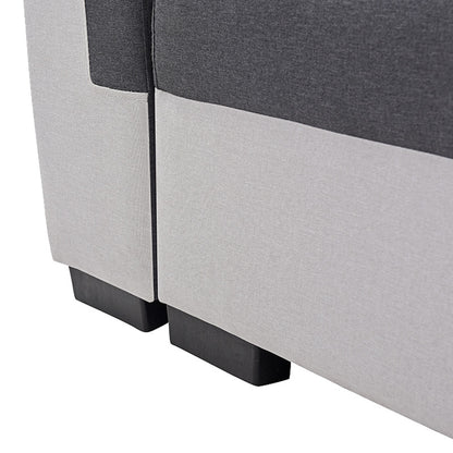 Kαναπές-κρεβάτι τριθέσιος Gaby pakoworld ύφασμα με αποθηκευτικό χώρο σε ανθρακί-γκρι απόχρωση 260x88x88εκ - Hippiehome.gr