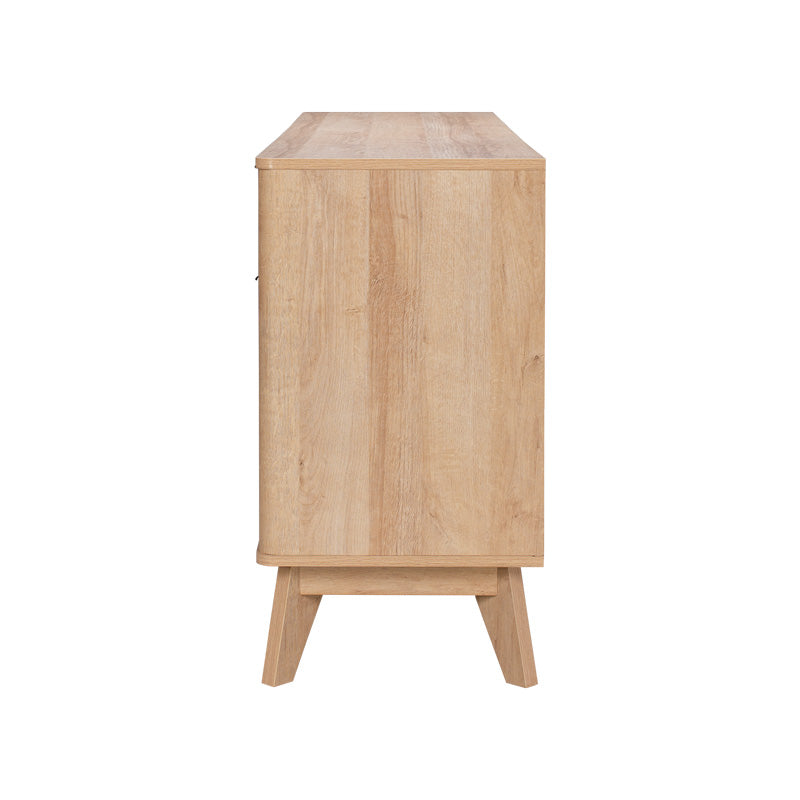 Μπουφές Hamea pakoworld mdf σε φυσική απόχρωση 150x39,5x73εκ - Hippiehome.gr