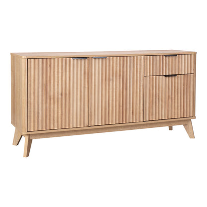 Μπουφές Hamea pakoworld mdf σε φυσική απόχρωση 150x39,5x73εκ - Hippiehome.gr
