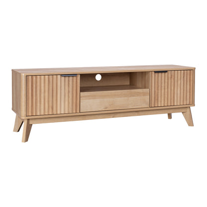 Έπιπλο τηλεόρασης Hamea pakoworld mdf σε φυσική απόχρωση 145x39,5x49εκ - Hippiehome.gr