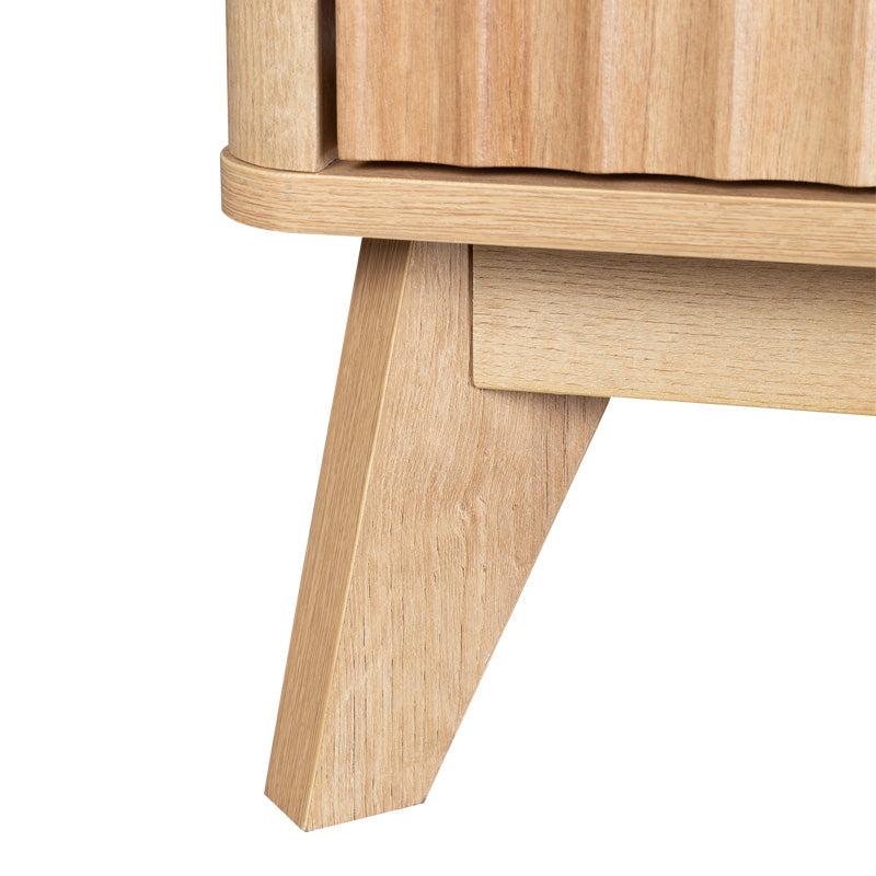 Τραπέζι σαλονιού Hamea pakoworld mdf σε φυσική απόχρωση 110x55,2x45εκ - Hippiehome.gr