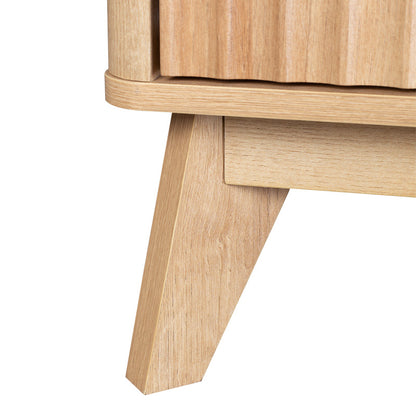 Τραπέζι σαλονιού Hamea pakoworld mdf σε φυσική απόχρωση 110x55,2x45εκ - Hippiehome.gr