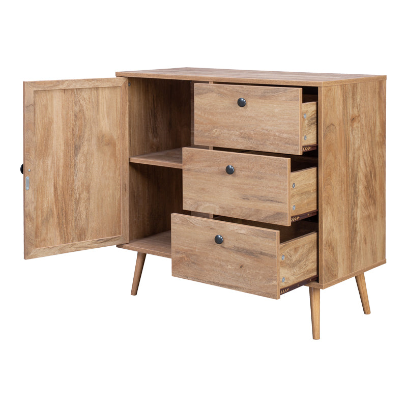 Μπουφές Oslo pakoworld σε sonoma απόχρωση 85x39x79εκ - Hippiehome.gr