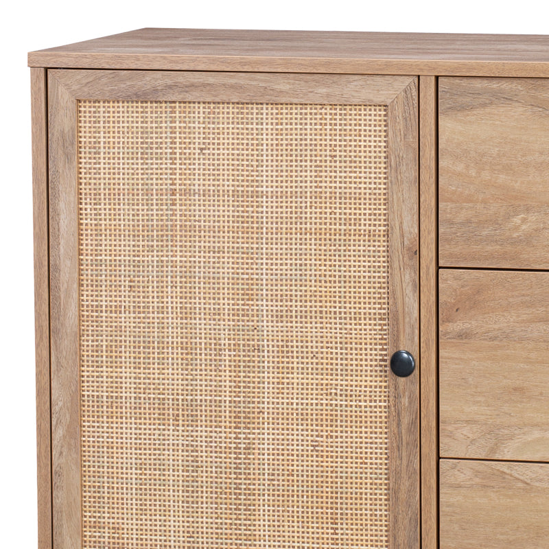 Μπουφές Oslo pakoworld σε sonoma απόχρωση 85x39x79εκ - Hippiehome.gr