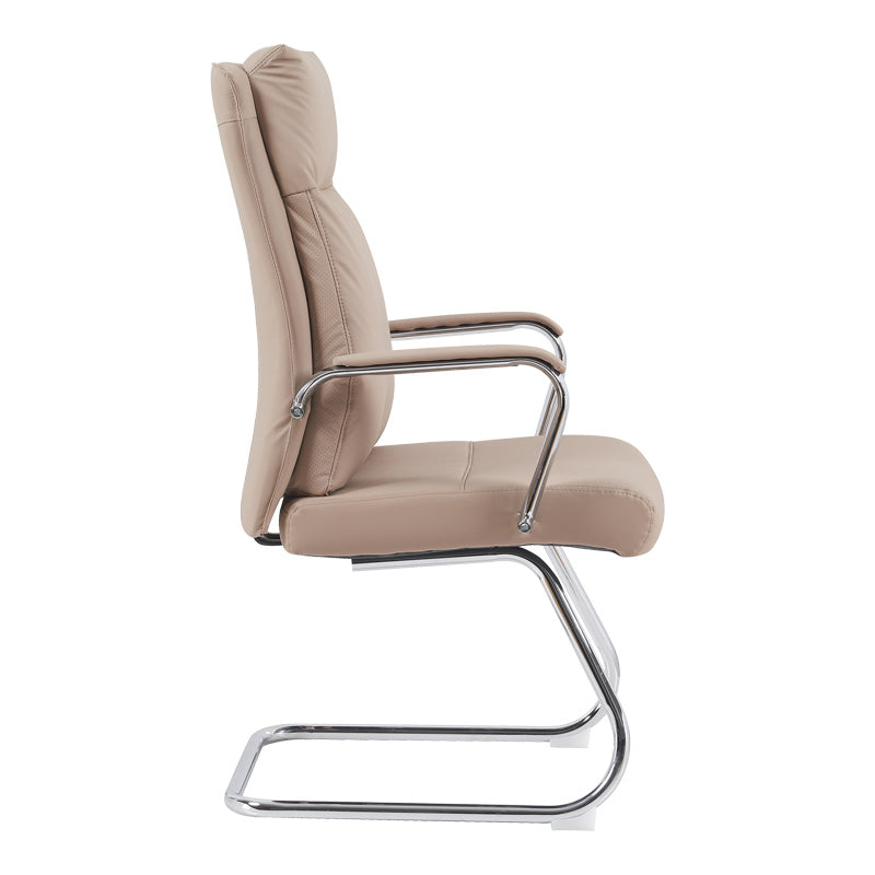 Καρέκλα επισκέπτη Siquel I pakoworld pu σε cappuccino απόχρωση 58x62x105εκ - Hippiehome.gr