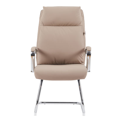 Καρέκλα επισκέπτη Siquel I pakoworld pu σε cappuccino απόχρωση 58x62x105εκ - Hippiehome.gr