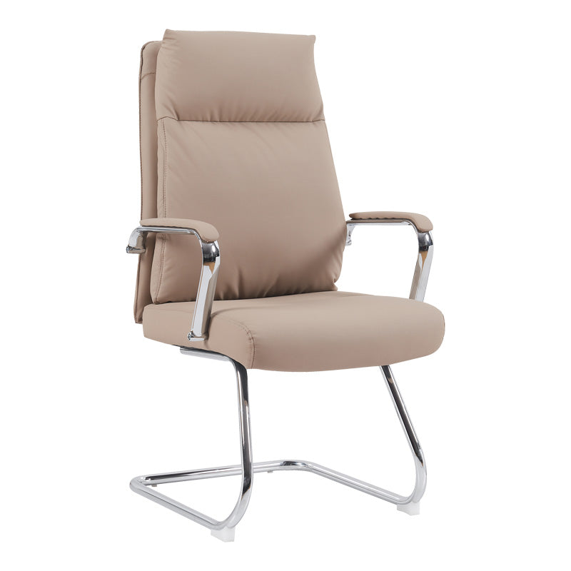Καρέκλα επισκέπτη Siquel I pakoworld pu σε cappuccino απόχρωση 58x62x105εκ - Hippiehome.gr