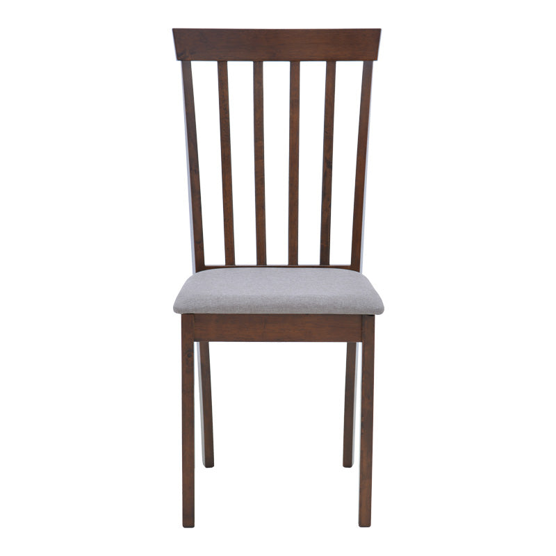 Καρέκλα Houston pakoworld rubberwood σε καρυδί απόχρωση 40x49x94εκ - Hippiehome.gr
