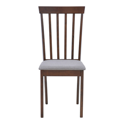 Καρέκλα Houston pakoworld rubberwood σε καρυδί απόχρωση 40x49x94εκ - Hippiehome.gr