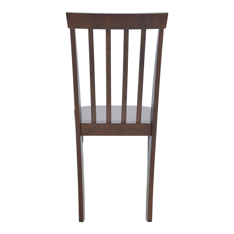 Καρέκλα Houston pakoworld rubberwood σε καρυδί απόχρωση 40x49x94εκ - Hippiehome.gr