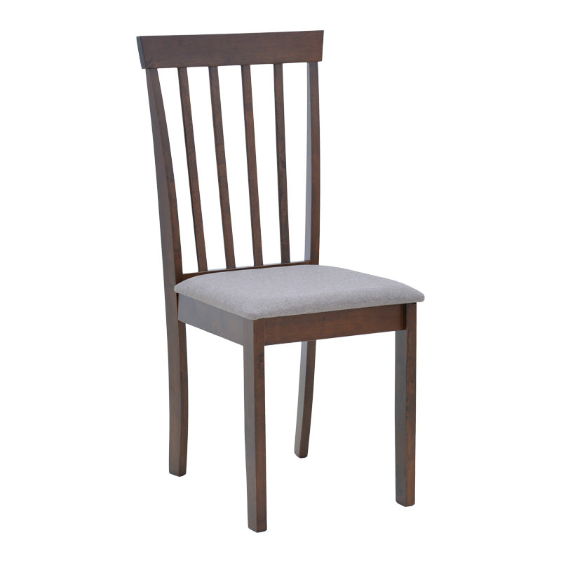 Καρέκλα Houston pakoworld rubberwood σε καρυδί απόχρωση 40x49x94εκ - Hippiehome.gr