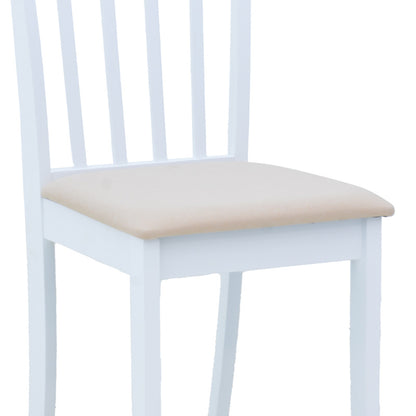 Καρέκλα Houston pakoworld rubberwood σε λευκή απόχρωση 40x49x94εκ - Hippiehome.gr